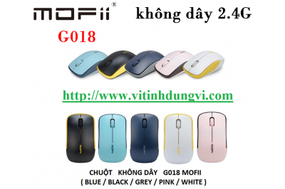 Chuột không dây MOFii G018 - nhiều màu